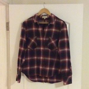 Perfect condition cloth & stone plaid top